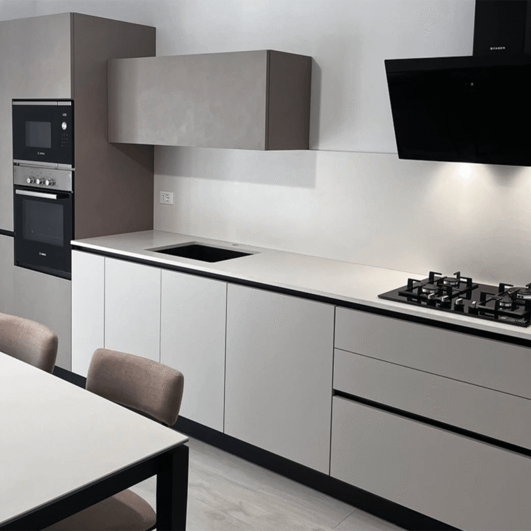 Cucina Stosa con top in Gres